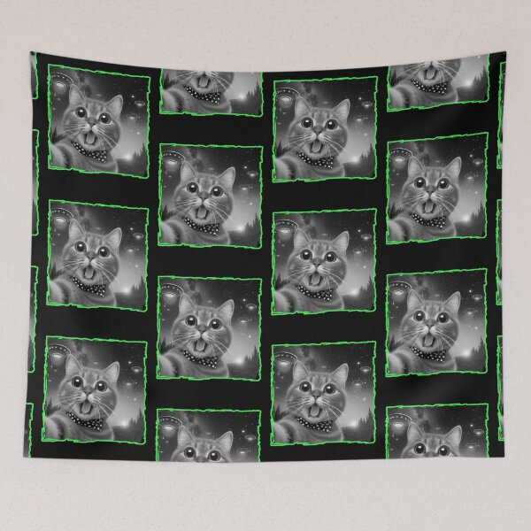 Item preview, Cat Ufo Selfie  designed and sold by WoodburyLake.