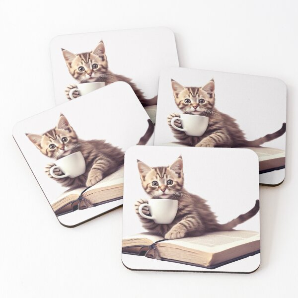 Item preview, Cat With Book Cute Cat Reading Book Funny Gifts For Cat Lovers Funny Gifts For Book Lovers  designed and sold by MatthewViews.