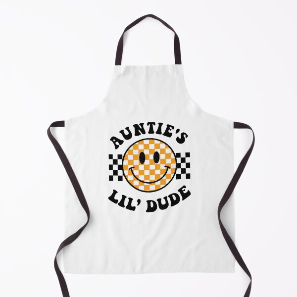 Item preview, Retro Auntie's Lil' Dude Checkerboard Smiley Face designed and sold by JoelFox165.