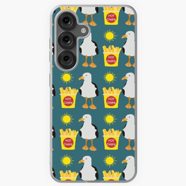 Item preview, Seagull Beach, Crispy Hot Chips designed and sold by FairyFlossLane.