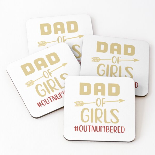 Item preview, Mens Dad of Girls Shirt Outnumbered Fathers Day Shirt designed and sold by StreetArtPro.