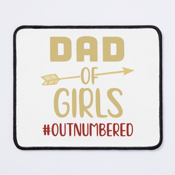 Item preview, Mens Dad of Girls Shirt Outnumbered Fathers Day Shirt designed and sold by StreetArtPro.
