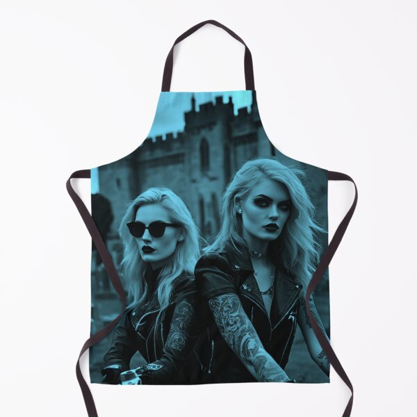 Item preview, Dark Goth Biker Girls designed and sold by TheDarkWardrobe.