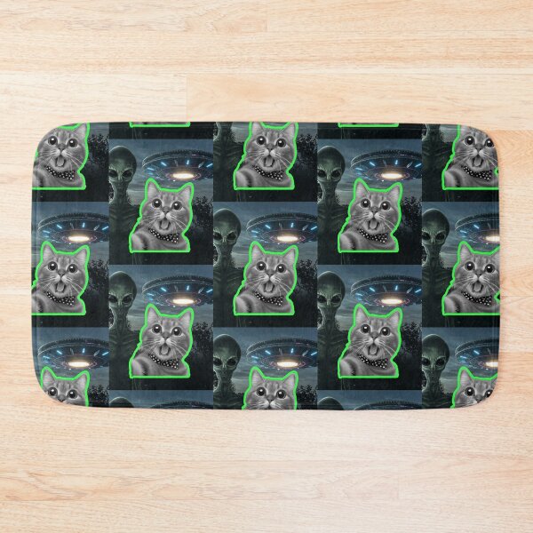 Item preview, Cat Ufo Selfie designed and sold by WoodburyLake.