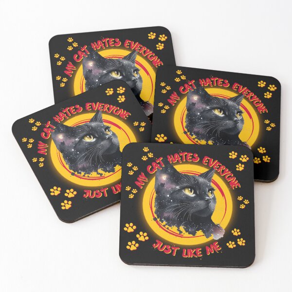 Item preview, My Cat Hates Everyone Just Like Me designed and sold by pUNKnown.