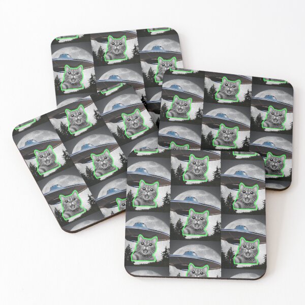 Item preview, Cat Ufo Selfie designed and sold by WoodburyLake.
