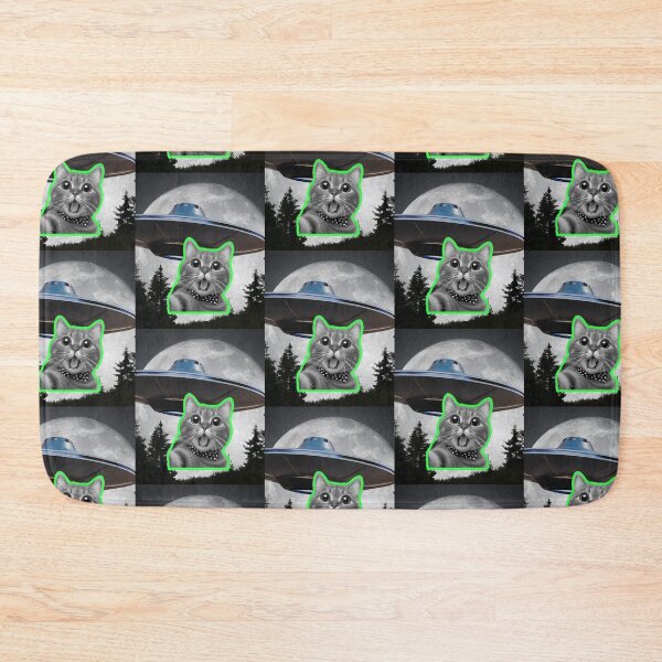 Item preview, Cat Ufo Selfie designed and sold by WoodburyLake.