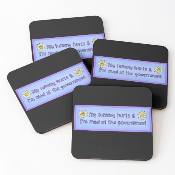 Item preview, My tummy is upset and I’m mad at the government  designed and sold by WrensDgtDesigns.