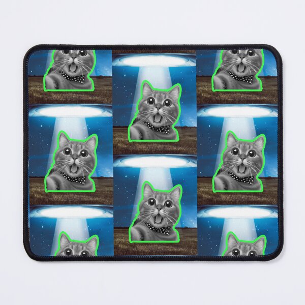 Item preview, Cat Ufo Selfie designed and sold by WoodburyLake.