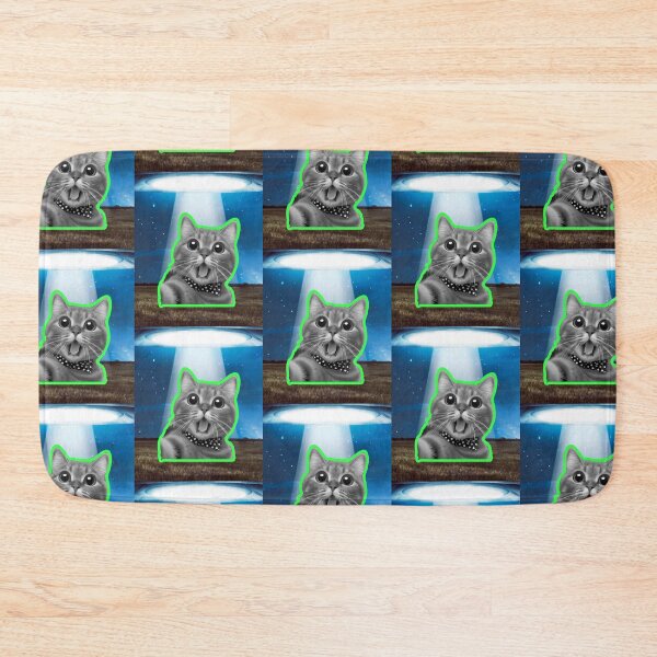 Item preview, Cat Ufo Selfie designed and sold by WoodburyLake.