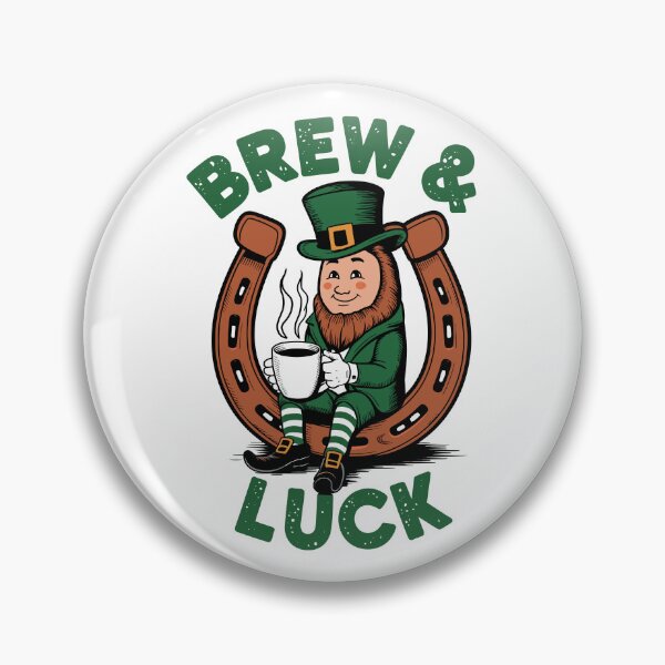 Item preview, Brew & Luck – Funny St. Patrick’s Day Leprechaun Coffee designed and sold by Taans-Creation.