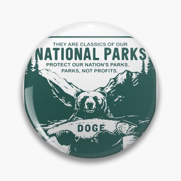 Item preview, classics of our national parks,protect parks,not profits sticker designed and sold by Unbranddigitalart.