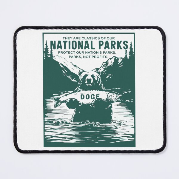 Item preview, classics of our national parks,protect parks,not profits sticker designed and sold by Unbranddigitalart.