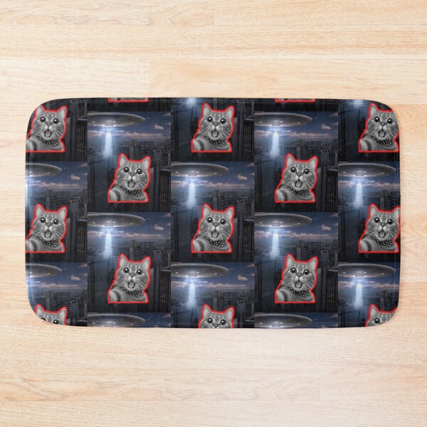 Item preview, Cat Ufo Selfie designed and sold by WoodburyLake.