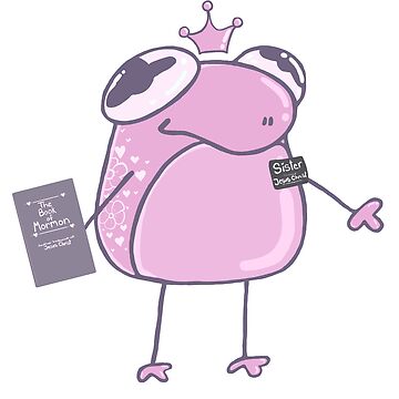 Artwork thumbnail, LDS Sister Missionary Frog Queen by spekeasies