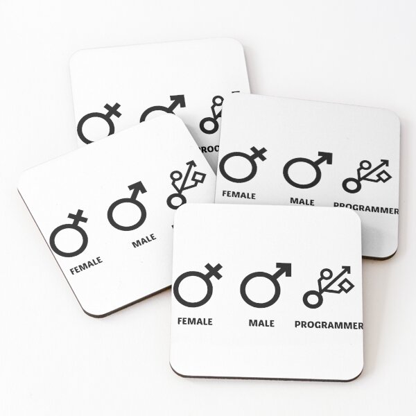 Item preview, Female Male Programmer designed and sold by goal-getter.