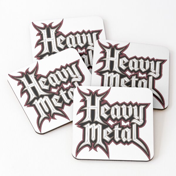 Item preview, Spiked Heavy Metal Typography designed and sold by HoriArc.