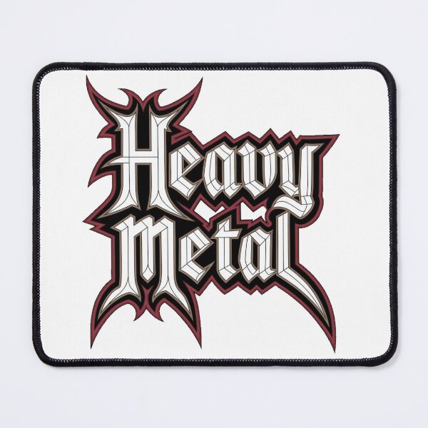Item preview, Spiked Heavy Metal Typography designed and sold by HoriArc.