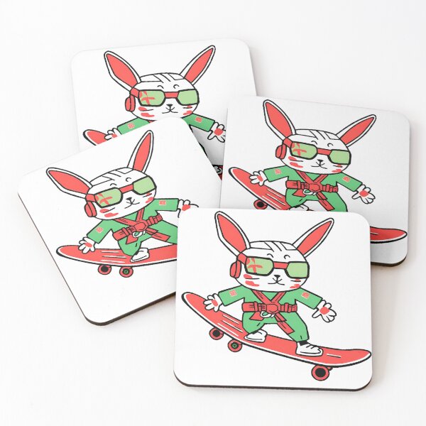 Item preview, Futuristic Skater Ninja Bunny designed and sold by WeirdSketcher.