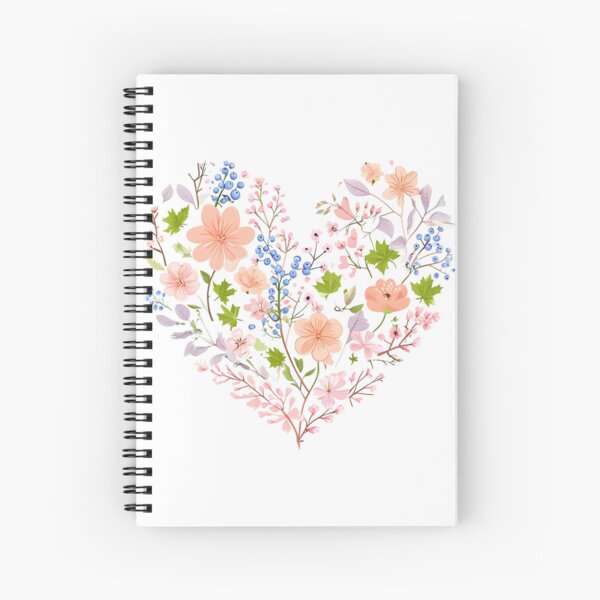 Item preview, Spring floral heart designed and sold by CottonandQuill.