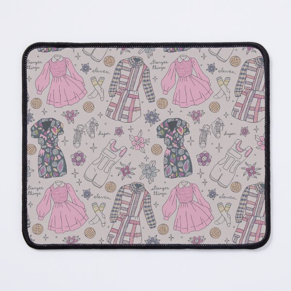 Item preview, Stranger Things Eleven's Vintage Fashion Flower Waffle Pattern designed and sold by DajonAcevedo.