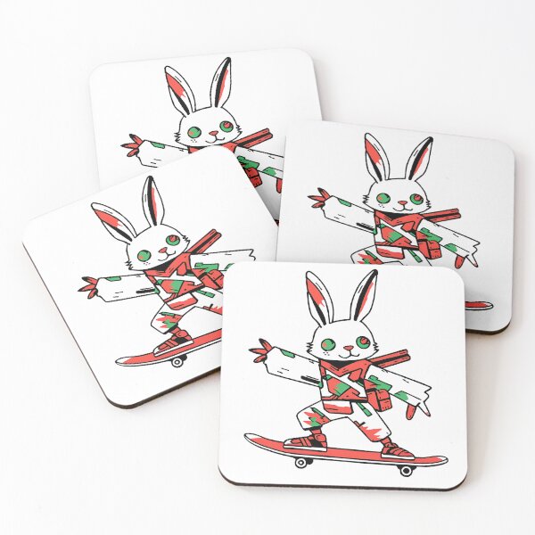 Item preview, Samurai Skater Bunny – Cyberpunk Style designed and sold by WeirdSketcher.