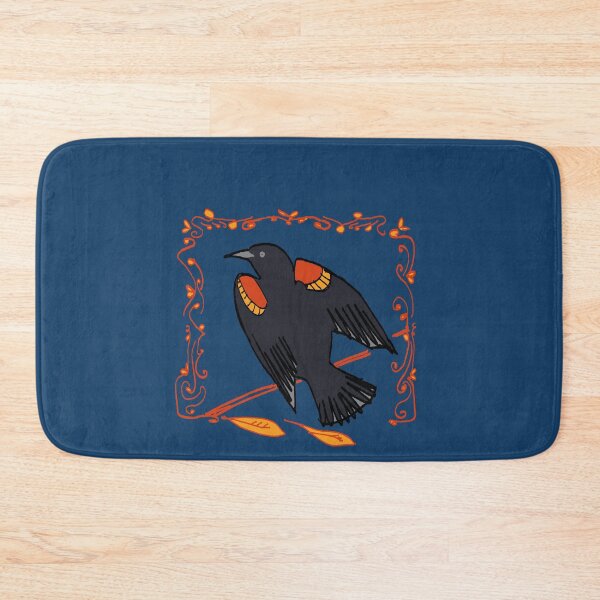 Item preview, Red wing Blackbird illustration designed and sold by corkwas-here.