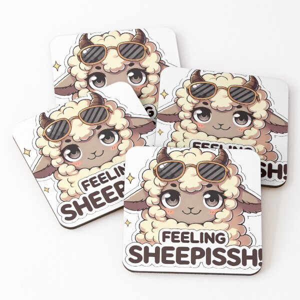 Item preview, Cool Sheep Feeling Sheepish designed and sold by Zatch-Bell.