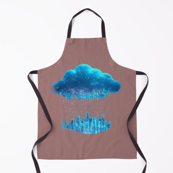 Item preview, Raining Data Cloud on a City designed and sold by Mochasgoods.