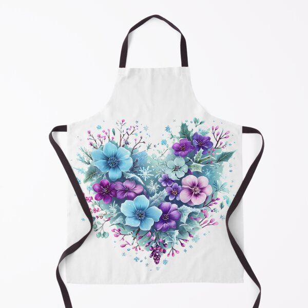 Item preview, Winter floral heart designed and sold by CottonandQuill.