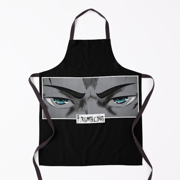 Item preview, Rumbling Anime Eyes Monochrome Japanese Cozy Manga designed and sold by Otakurypto.