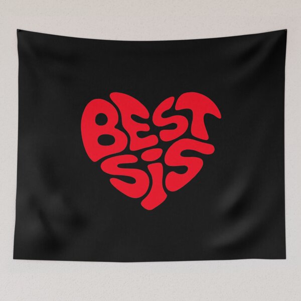 Item preview, Best Sis Heart Design Cute Sister Gift Sibling Appreciation designed and sold by w1ckerman.