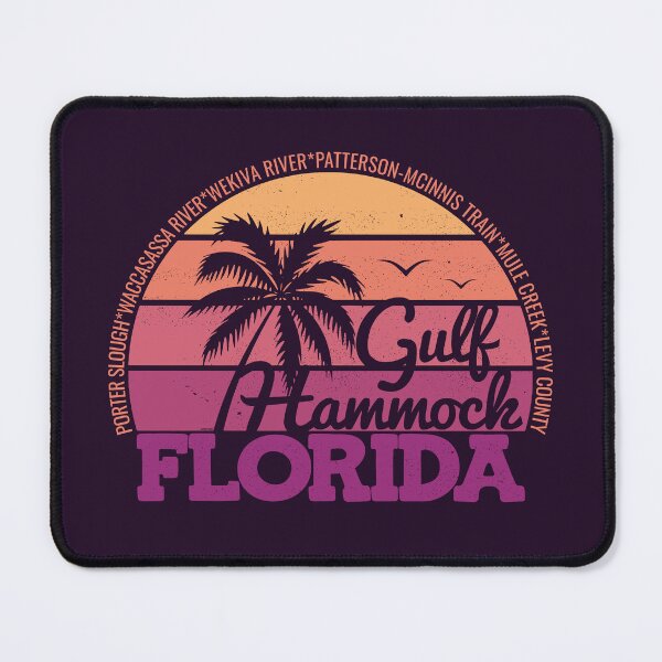 Item preview, Gulf Hammock Florida Retro Sunset Local Pride Logo designed and sold by CRHPOD20.