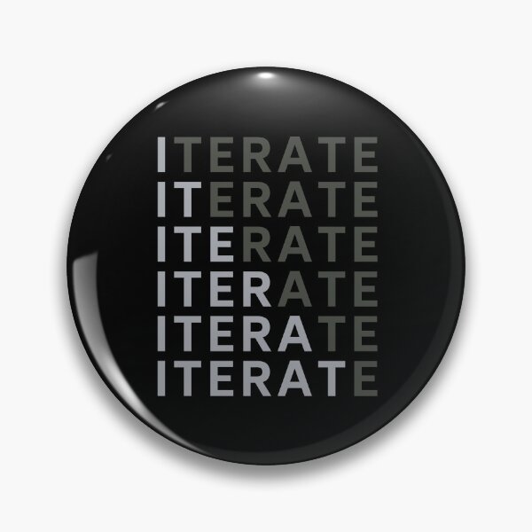 Item preview, Iterate - Be Agile - Continuous Improvement designed and sold by MoePark.