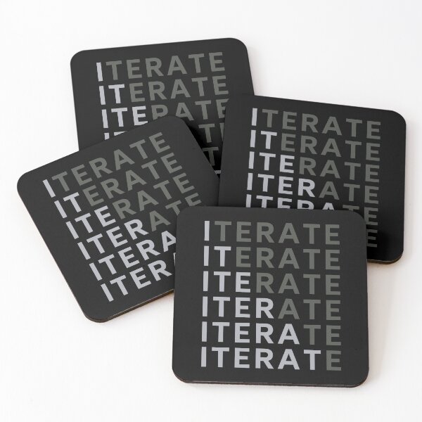 Item preview, Iterate - Be Agile - Continuous Improvement designed and sold by MoePark.
