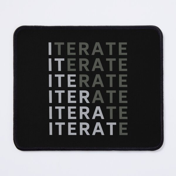 Item preview, Iterate - Be Agile - Continuous Improvement designed and sold by MoePark.