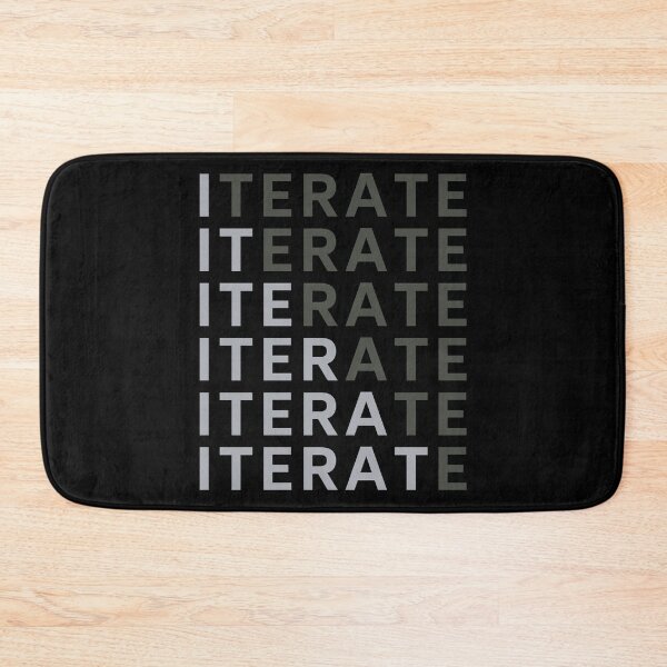 Item preview, Iterate - Be Agile - Continuous Improvement designed and sold by MoePark.