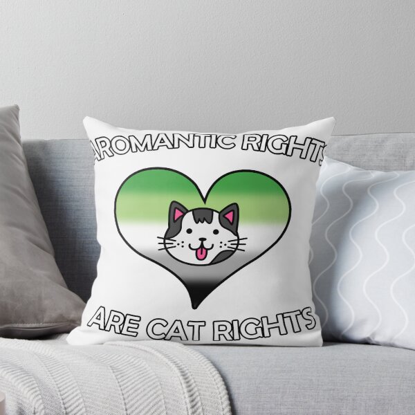 Item preview, AROMANTIC RIGHTS ARE CAT RIGHTS designed and sold by Pooja I.