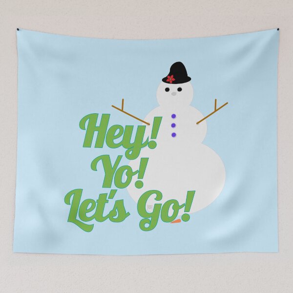 Item preview, Hey Yo Lets Go - Funny Christmas Snowman Party designed and sold by MoePark.