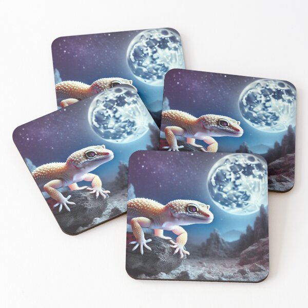 Item preview, Albino Leopard Gecko Night designed and sold by NocturnalNook.
