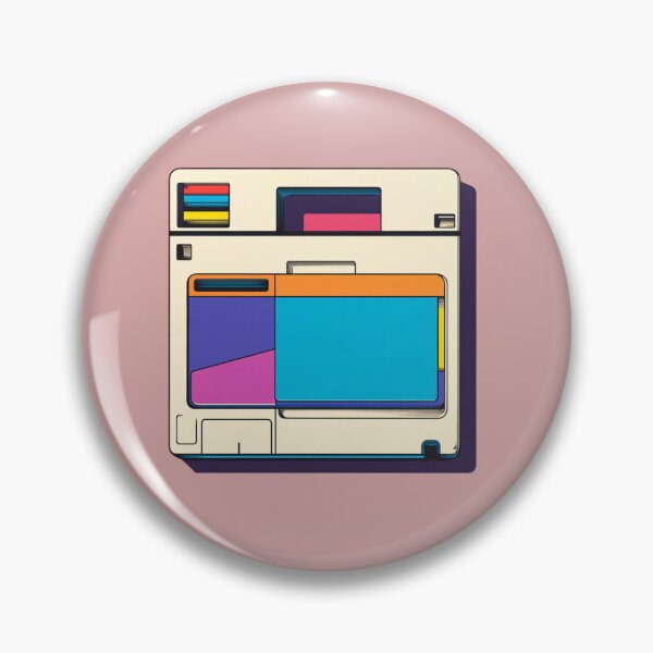Item preview, Colorful Retro Floppy Disk designed and sold by Mochasgoods.
