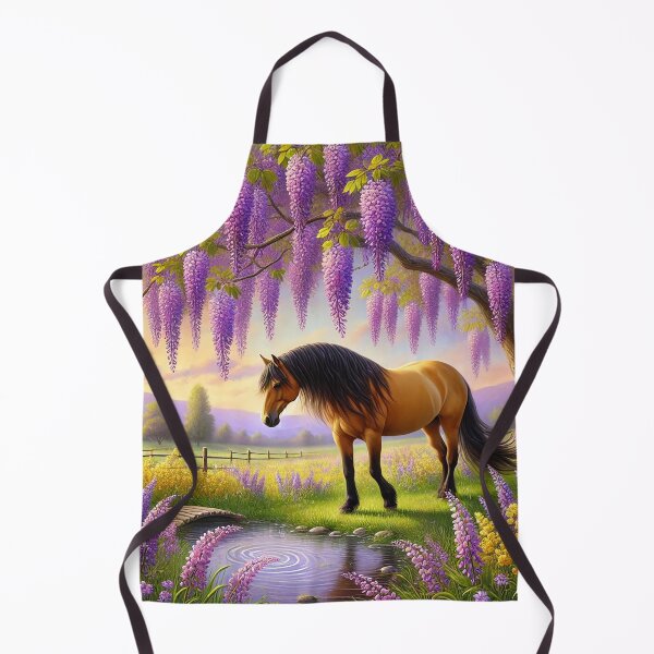 Item preview, Buckskin Horse Under a Purple Tree designed and sold by alw951.