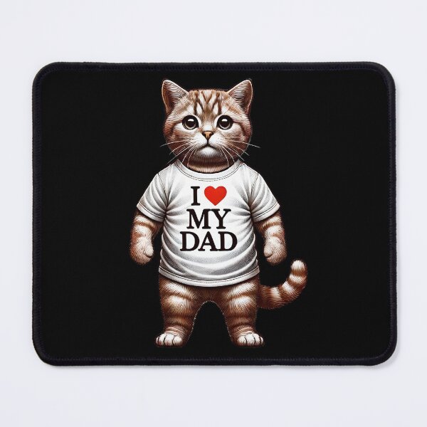 Item preview, Cat Dad I Love My Dad Kitten Lover designed and sold by Kimberley King Art King Art.