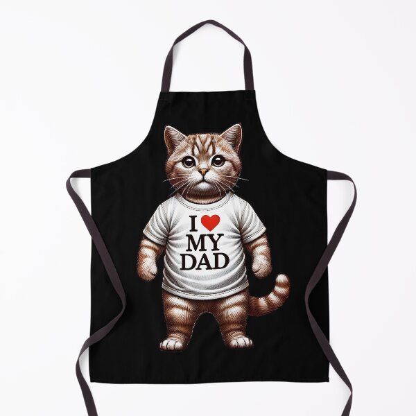 Item preview, Cat Dad I Love My Dad Kitten Lover designed and sold by Kimberley King Art King Art.