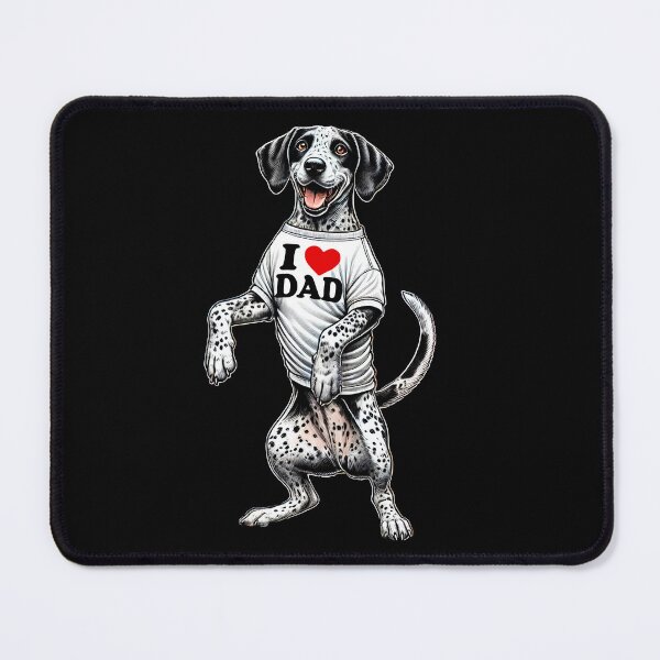 Item preview, Catahoula Leopard Dog Dad I Love Dad Catahoula Leopard Dog Lover designed and sold by Kimberley King Art  King Art.