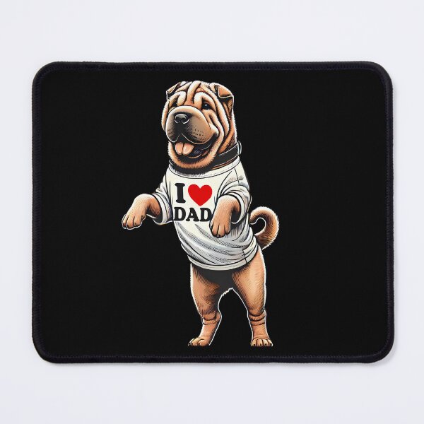 Item preview, Chinese Shar-Pei Dad I Love Dad Chinese Shar-Pei Lover designed and sold by Kimberley King Art King Art.