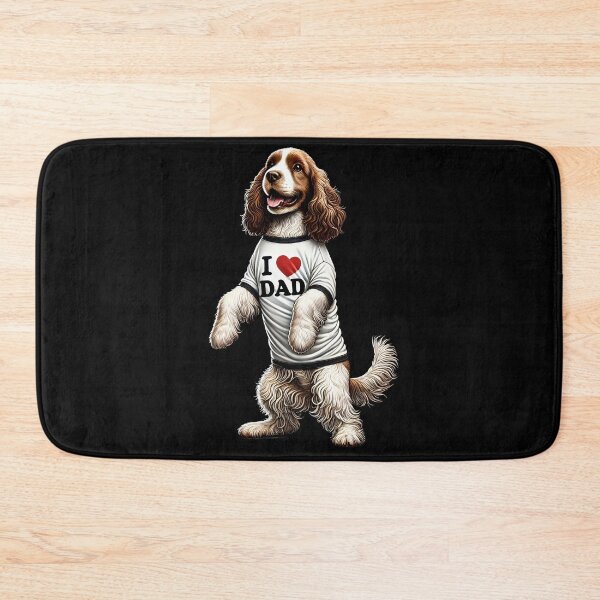 Item preview, Clumber Spaniel Dad I Love Dad Clumber Spaniel Lover designed and sold by Kimberley King Art  King Art.