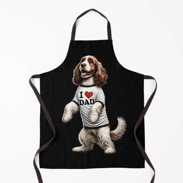 Item preview, Clumber Spaniel Dad I Love Dad Clumber Spaniel Lover designed and sold by Kimberley King Art King Art.