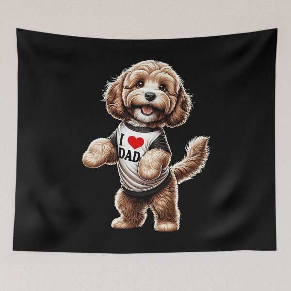 Item preview, Cockapoo Dad I Love Dad Cockapoo Lover designed and sold by Kimberley King Art  King Art.