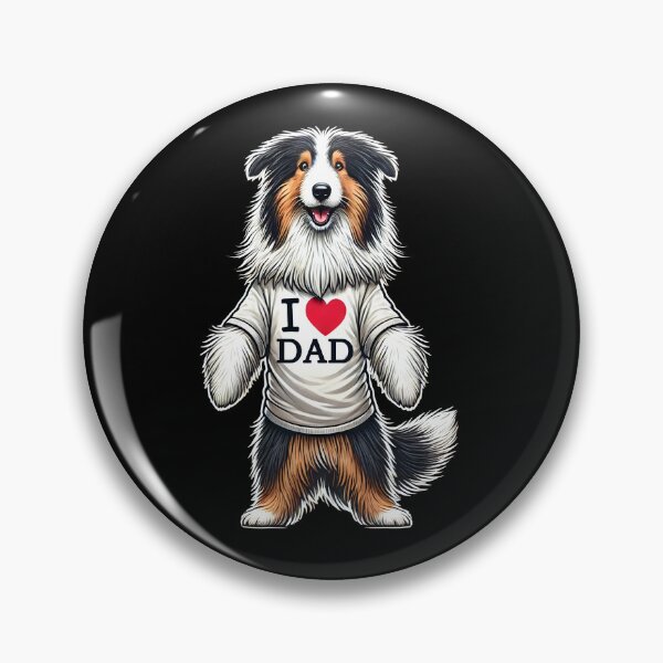 Item preview, Collie Dad I Love Dad Collie Lover designed and sold by Kimberley King Art  King Art.